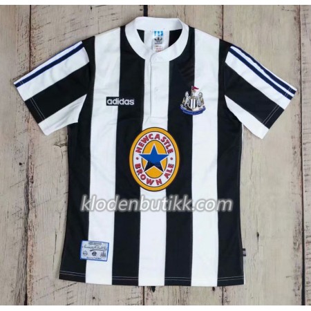 Newcastle United Retro Hjemme Fotballdrakt 1995-1997 Kortermet
